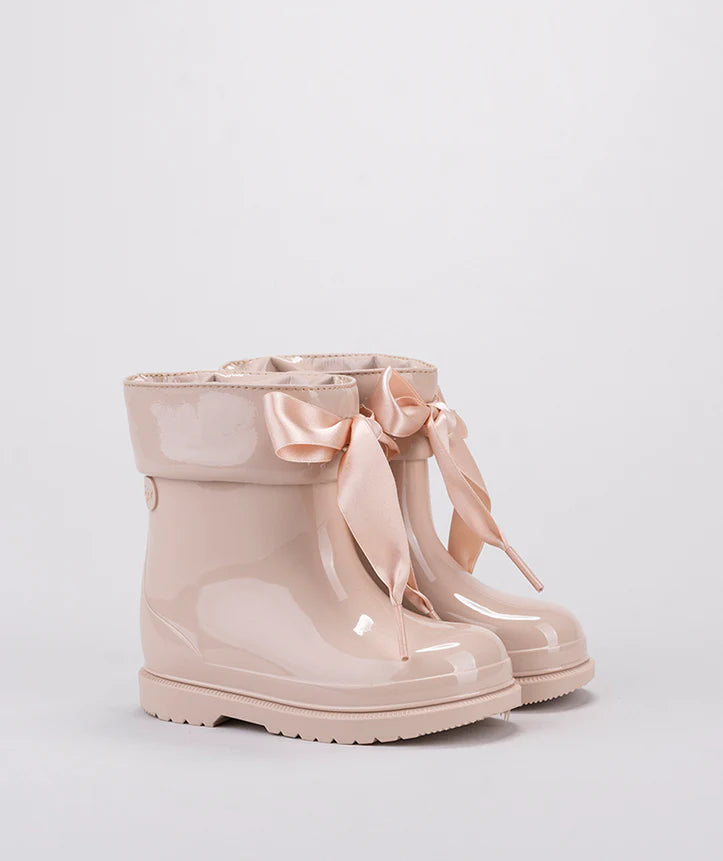 Bota De Agua Bimbi Lazo Beige