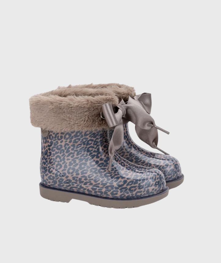 Bota Bimbi Leo Soft Animal Print Taupé