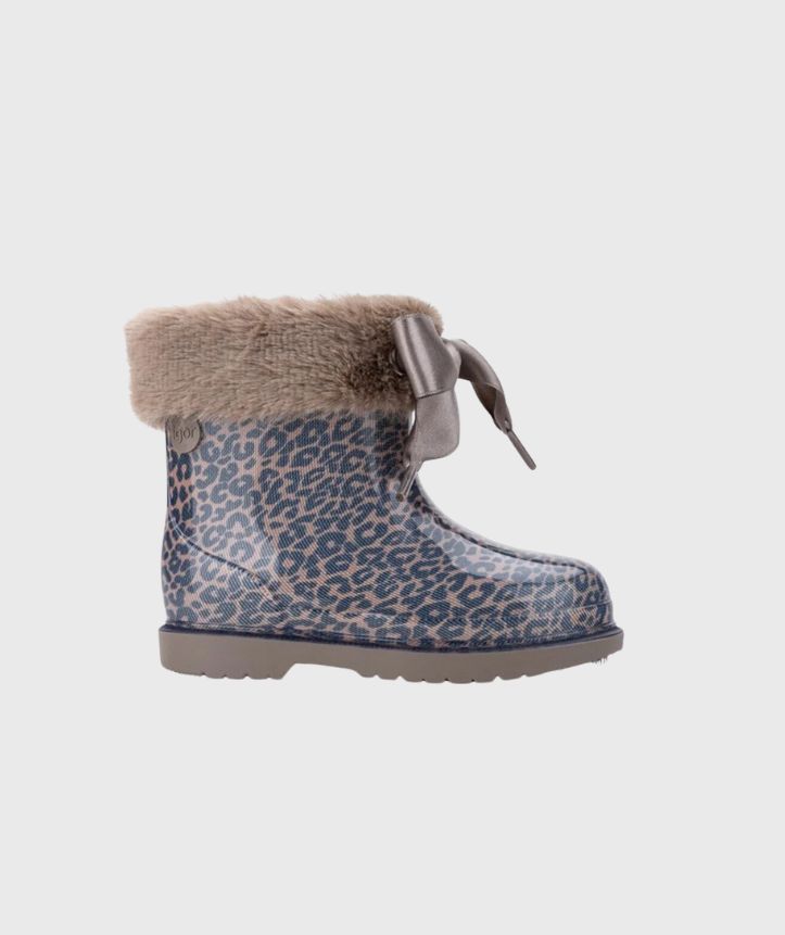 Bota Bimbi Leo Soft Animal Print Taupé