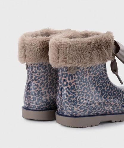 Bota Bimbi Leo Soft Animal Print Taupé