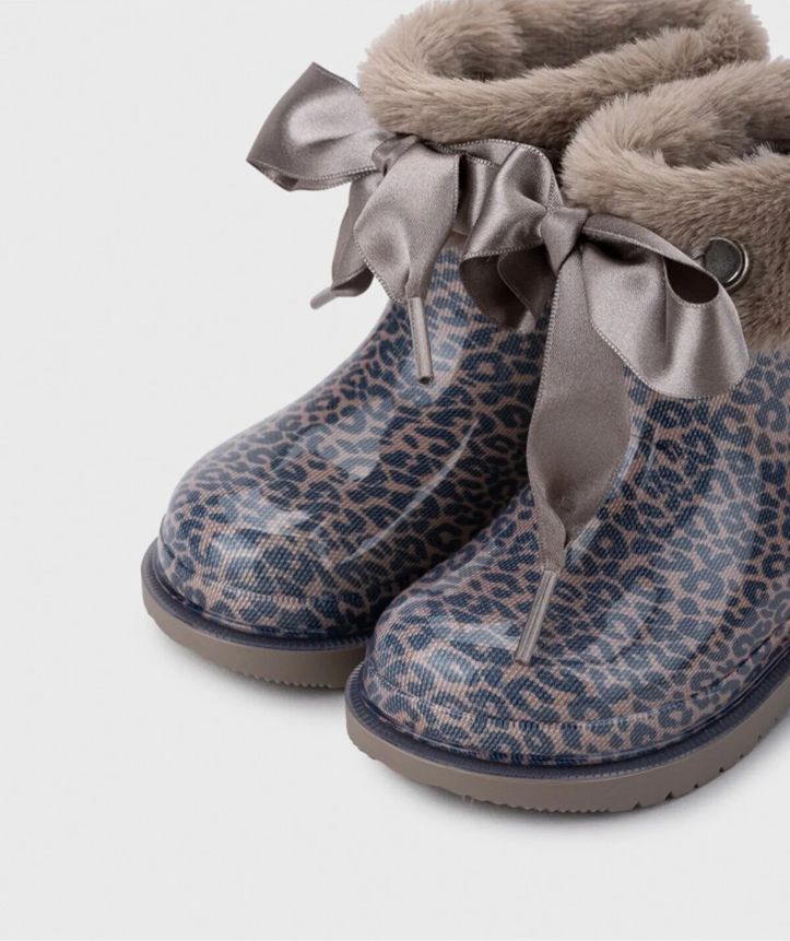 Bota Bimbi Leo Soft Animal Print Taupé