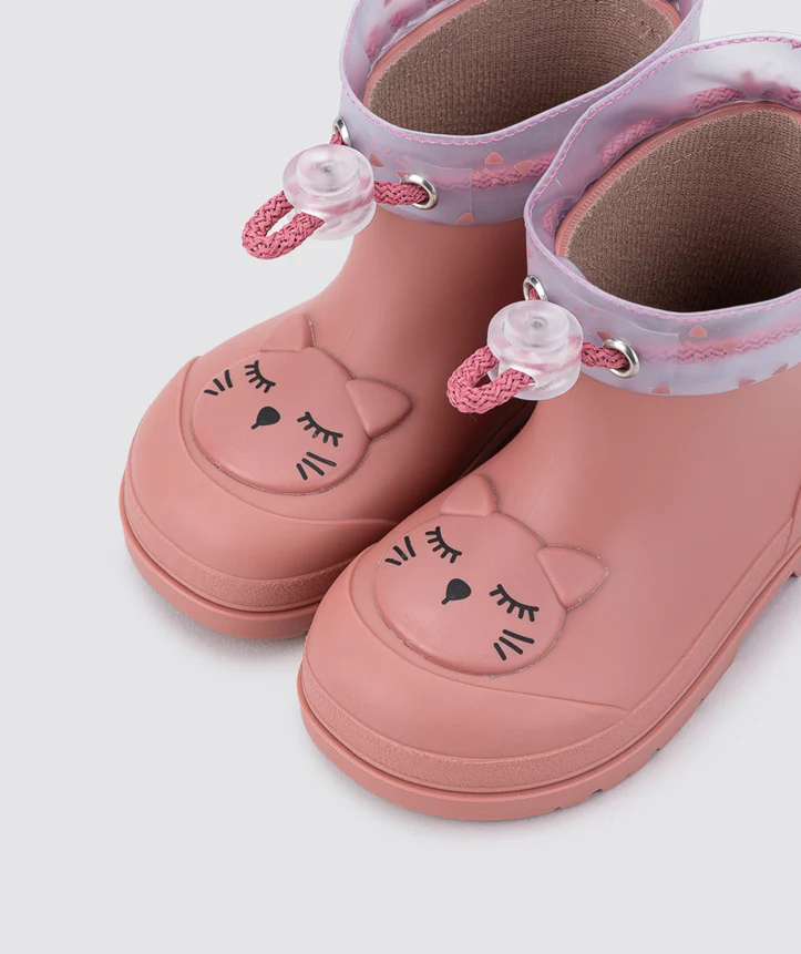 Bota de Agua Mendi Gato Rosa
