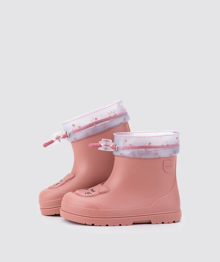 Bota de Agua Mendi Gato Rosa