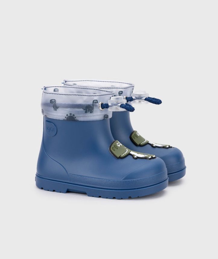 Bota de Agua Mendi Dino Azul | Jeans