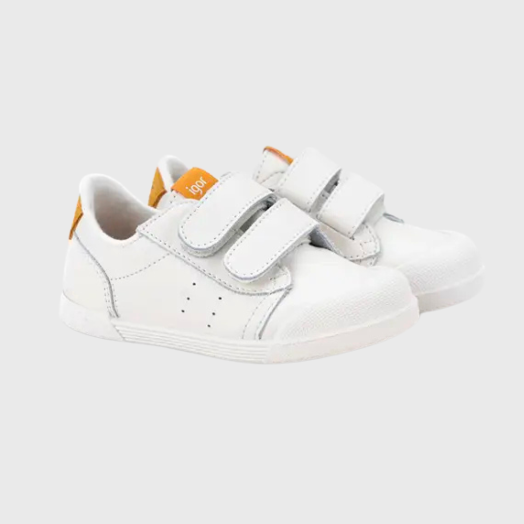 Tenis Blancos | Mostaza Barefoot Concept