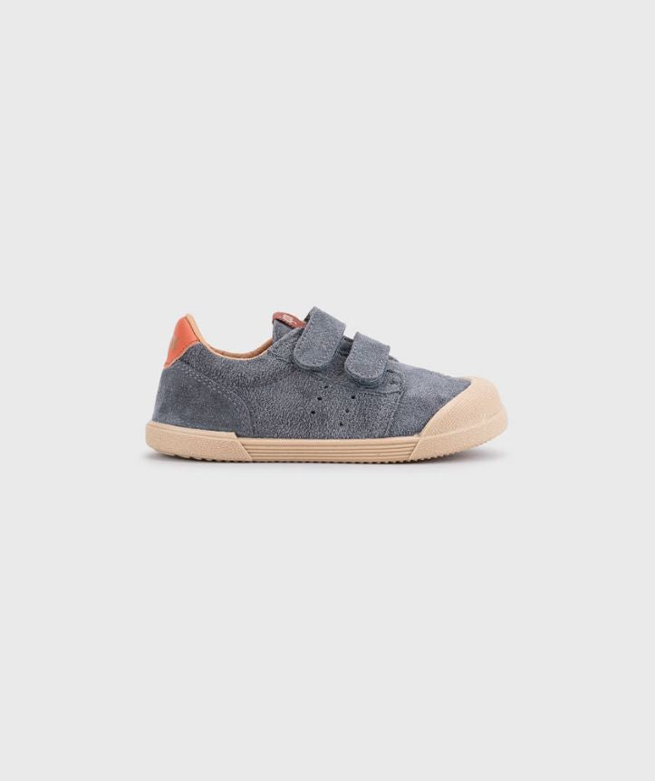 Tenis Suede Gris Azulado