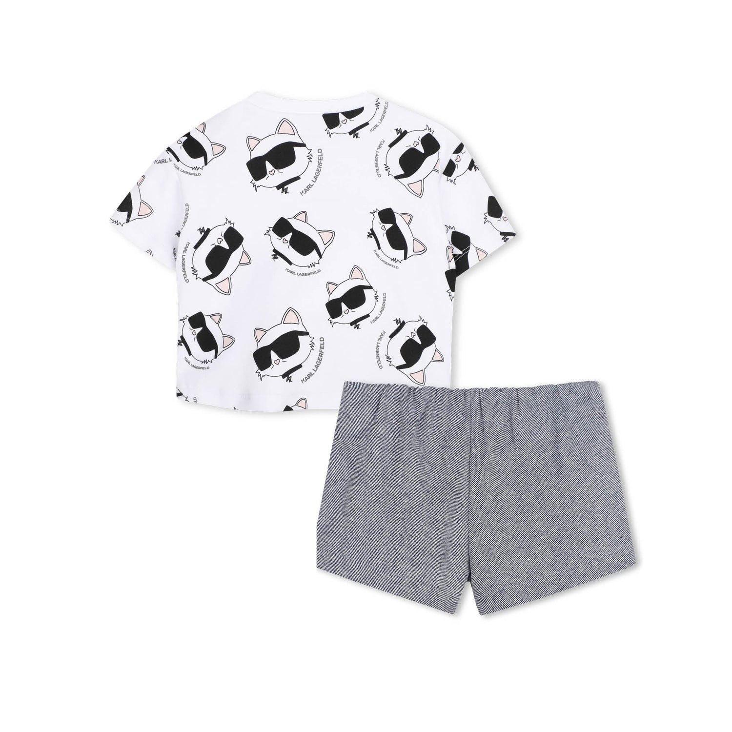 Set Camiseta Mini Karl &amp; Short Choupette
