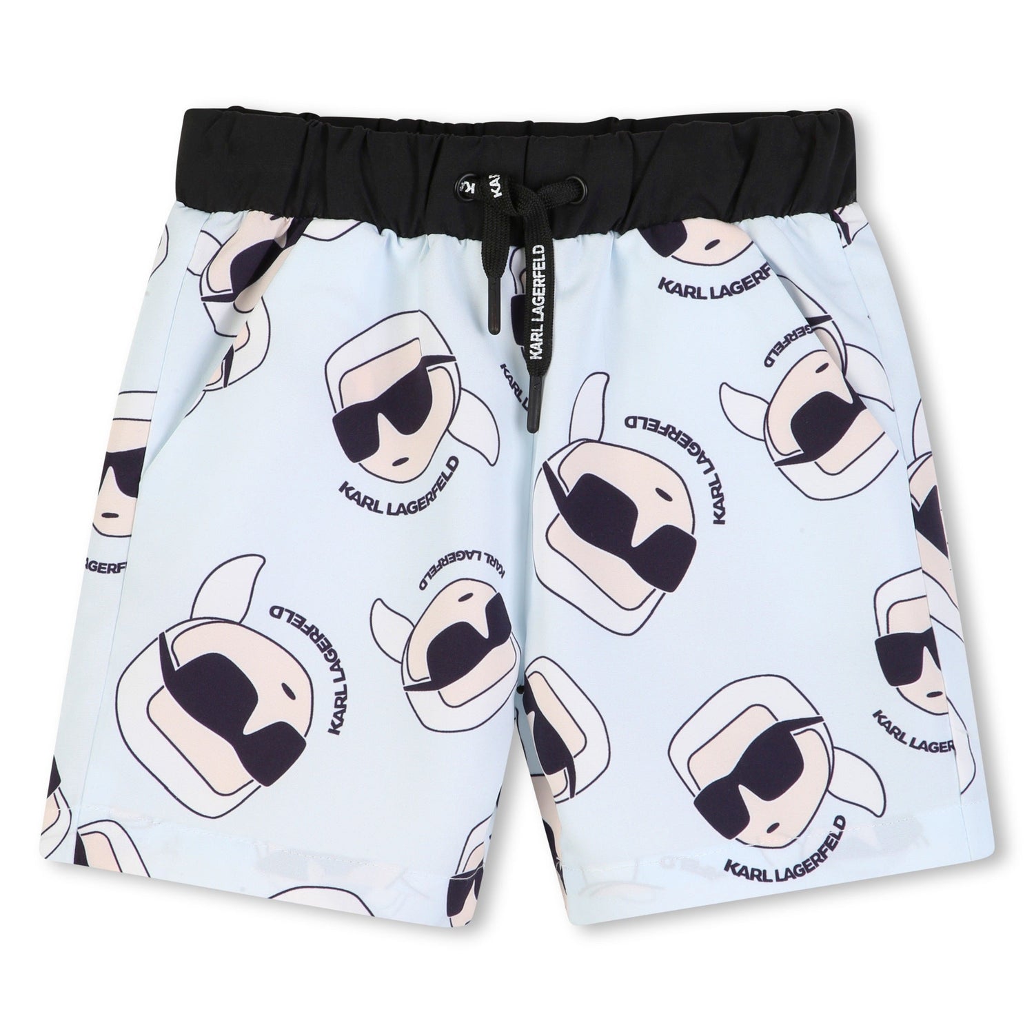 Set Camiseta &amp; Bermuda Surf Mini Karl Blanco