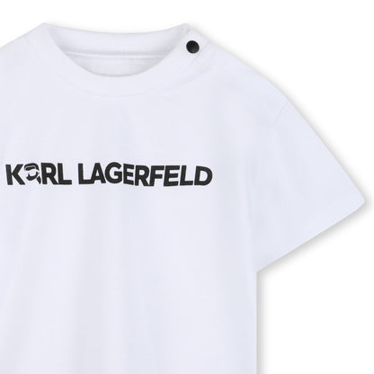 Set Camiseta &amp; Bermuda Surf Mini Karl Blanco