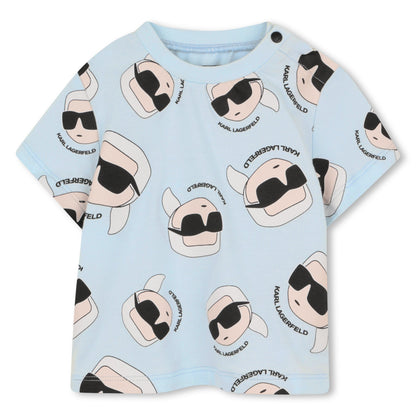 Set Camiseta Mini Karl &amp; Short Cargo Aire