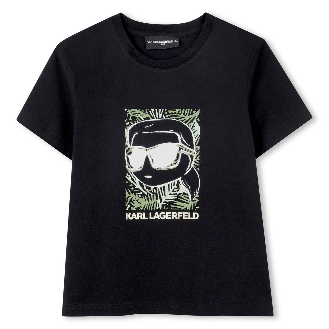 Camiseta Algodón Orgánico Karl Ikonik Negra