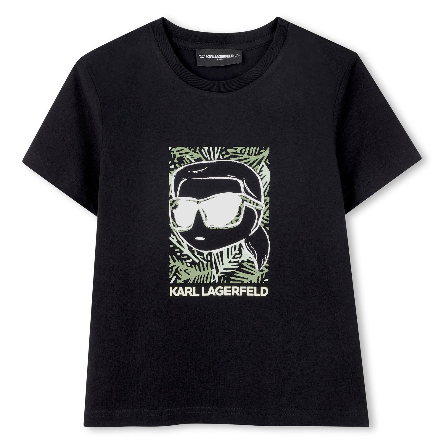 Camiseta Algodón Orgánico Karl Ikonik Negra
