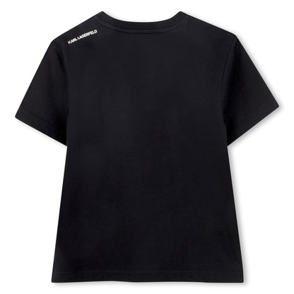 Camiseta Algodón Orgánico Karl Ikonik Negra
