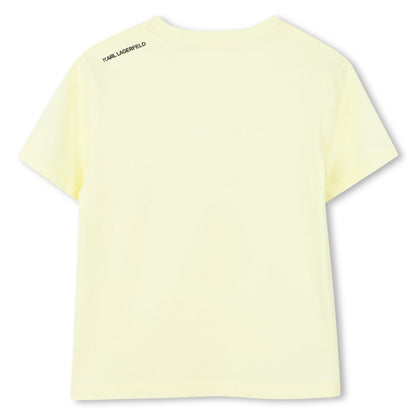 Camiseta Algodón Orgánico Karl Ikonik Amarilla