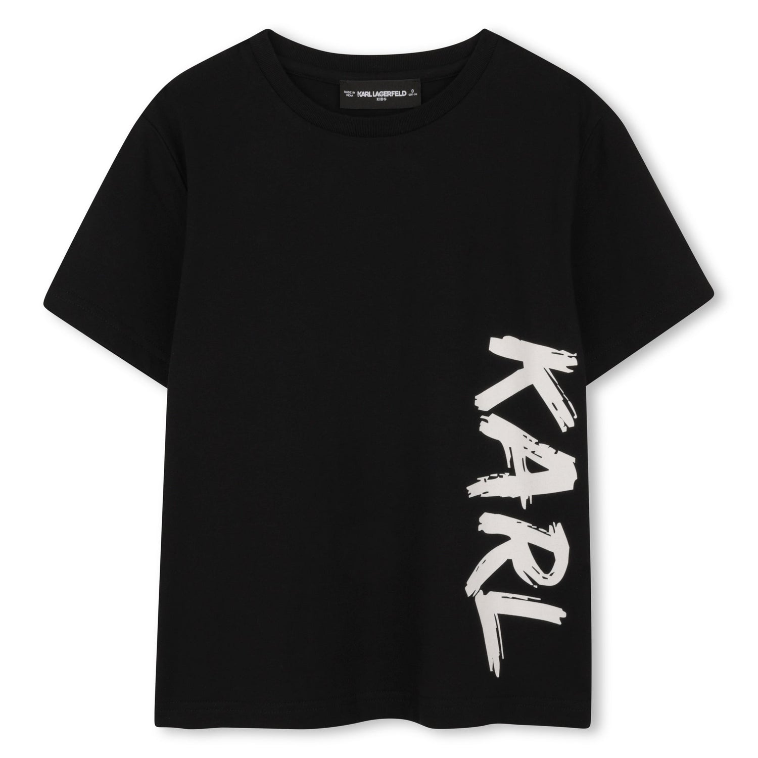 Camiseta Algodón Orgánico Karl Negra