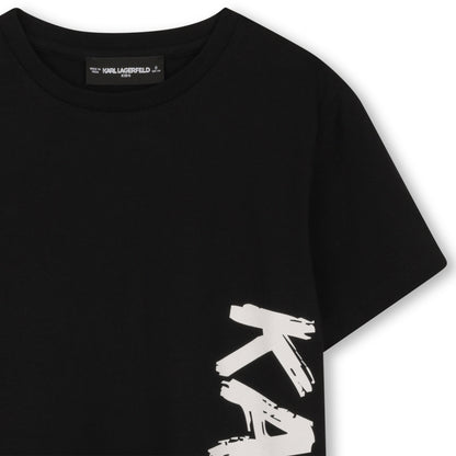 Camiseta Algodón Orgánico Karl Negra
