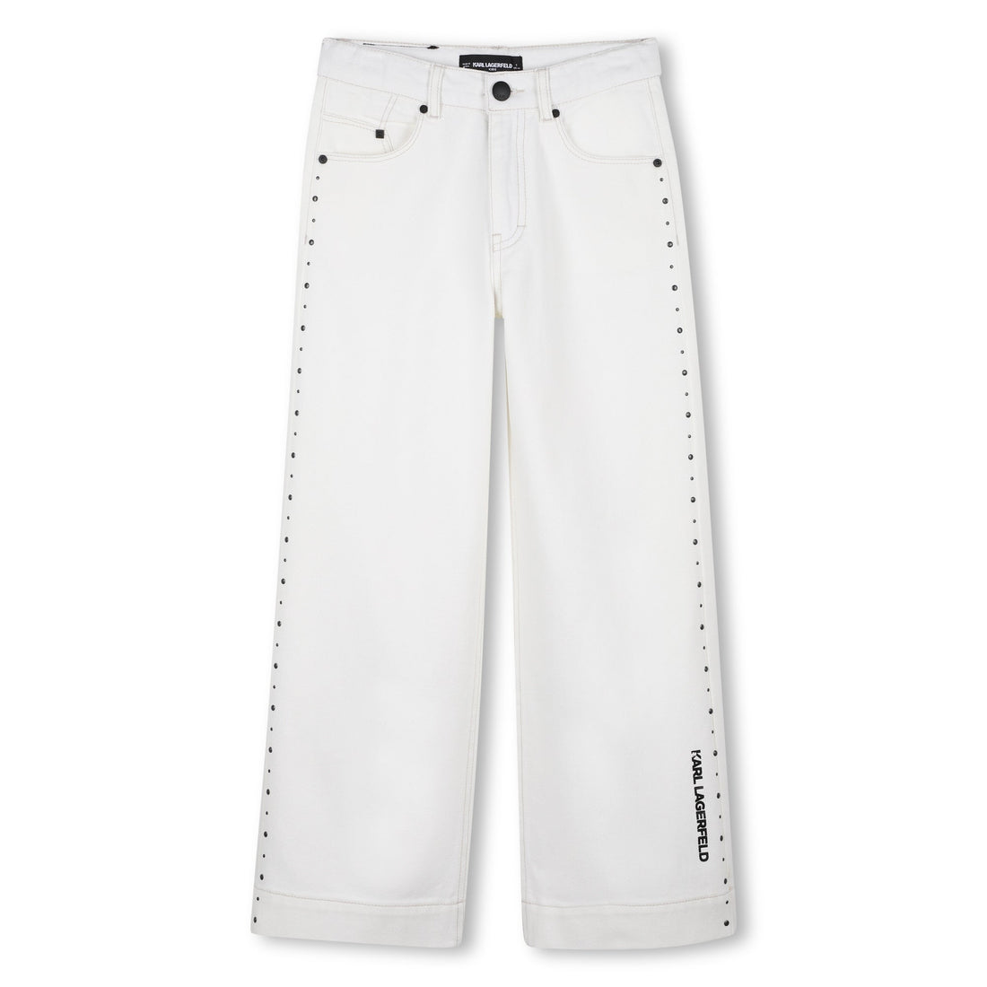 Pantalón Taches Wide Leg Blanco Leche