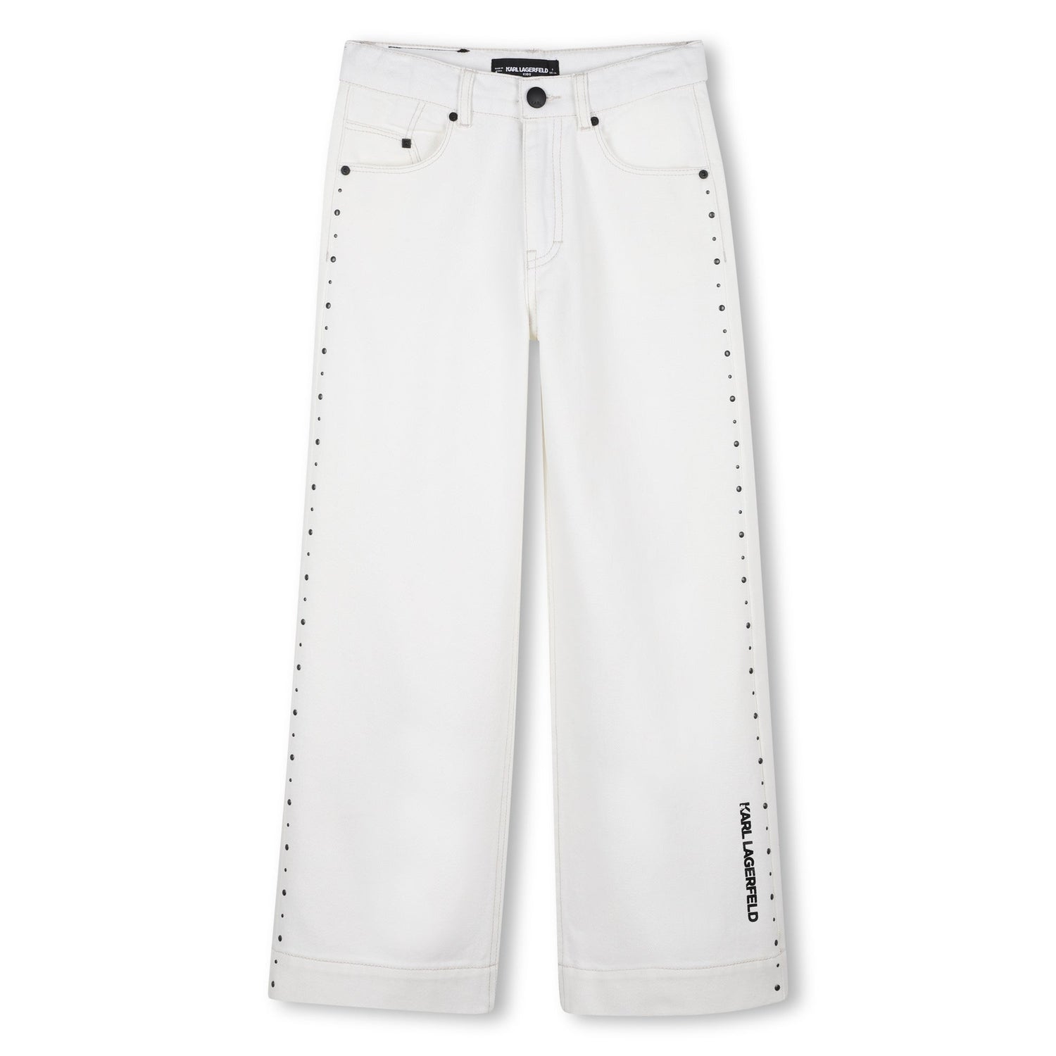 Pantalón Taches Wide Leg Blanco Leche
