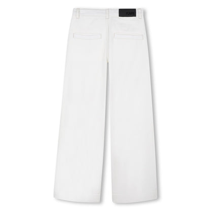 Pantalón Taches Wide Leg Blanco Leche