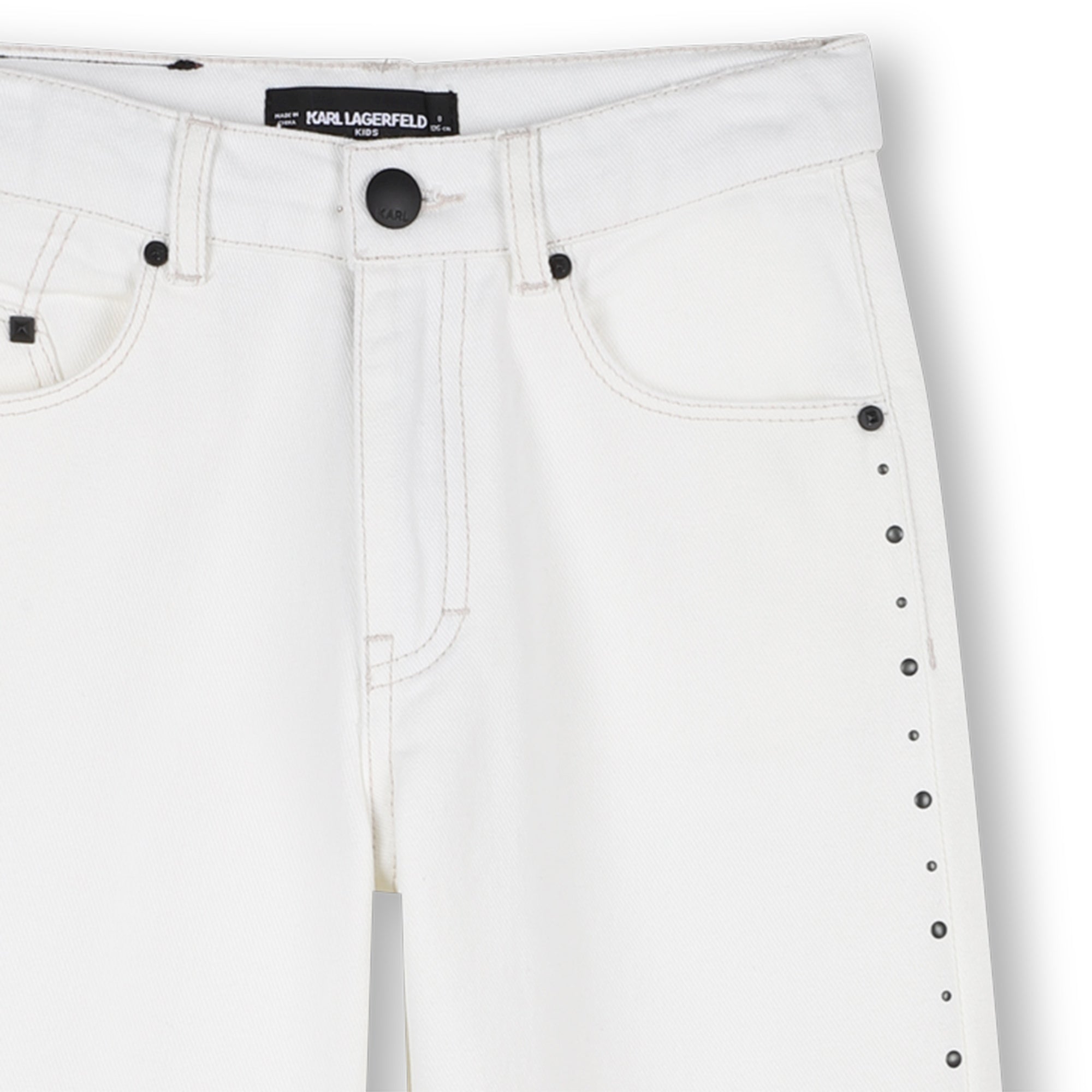 Pantalón Taches Wide Leg Blanco Leche