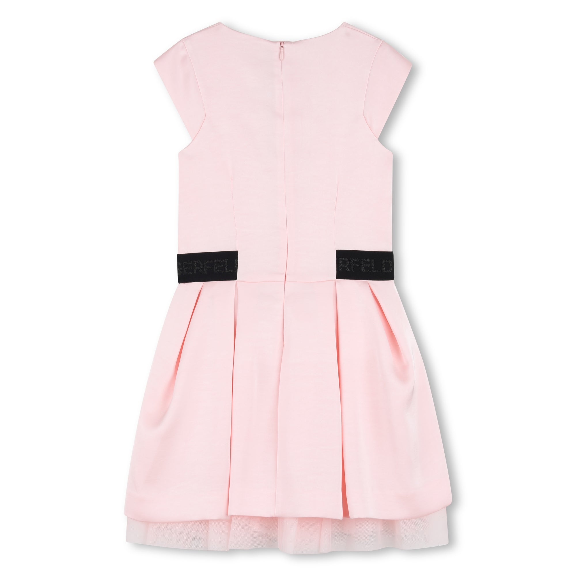 Vestido Satén &amp; Tul Rose Love