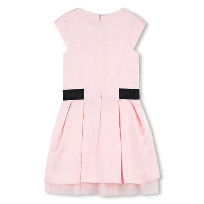 Vestido Satén &amp; Tul Rose Love
