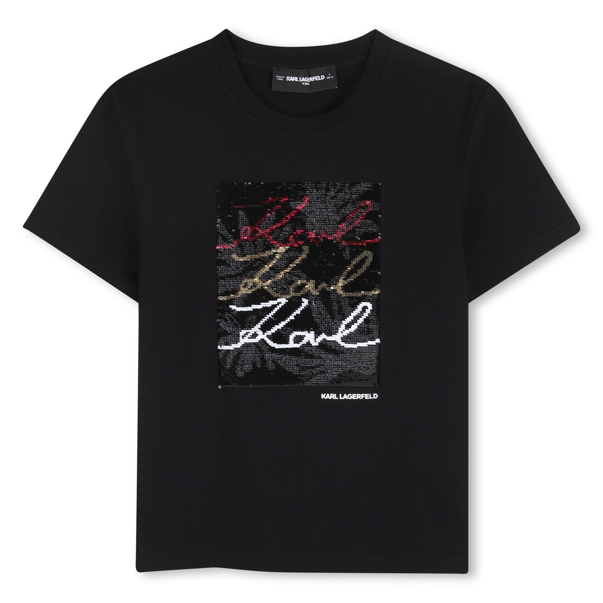 Camiseta Sequins Reversibles Negra