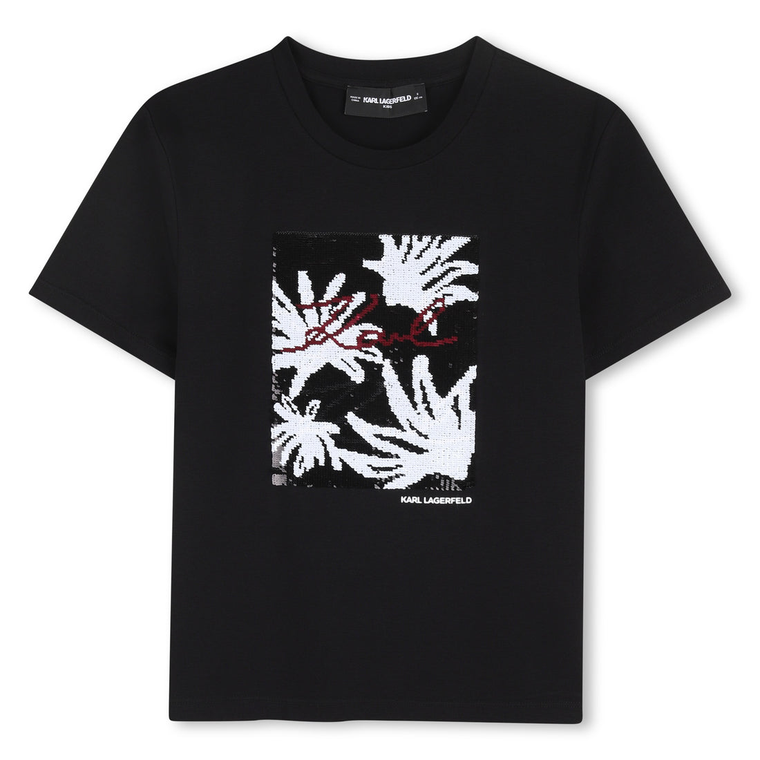 Camiseta Sequins Reversibles Negra
