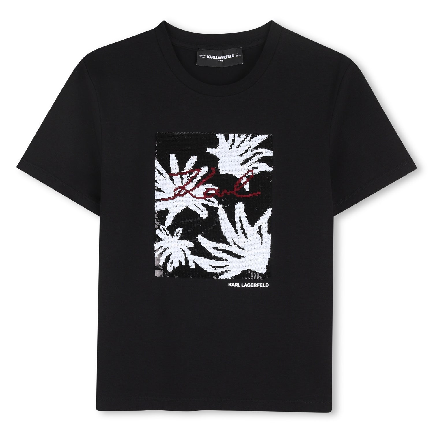 Camiseta Sequins Reversibles Negra