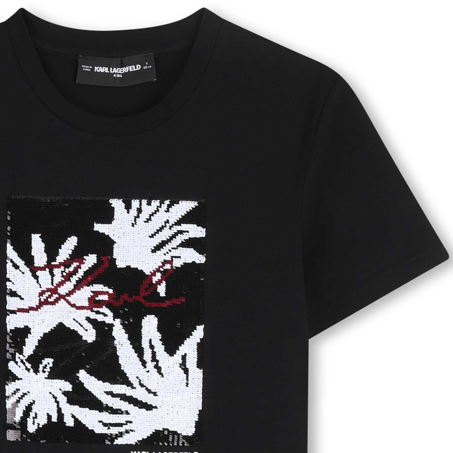 Camiseta Sequins Reversibles Negra