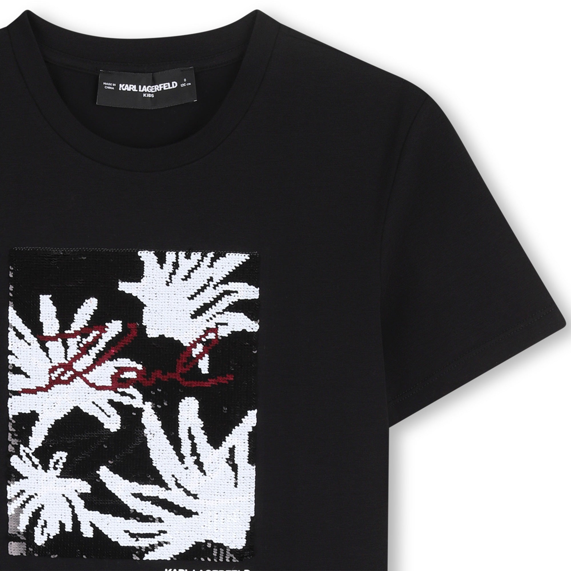 Camiseta Sequins Reversibles Negra