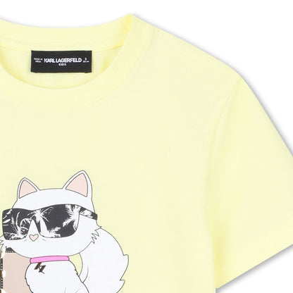 Camiseta Choupette Loose Fit Amarilla