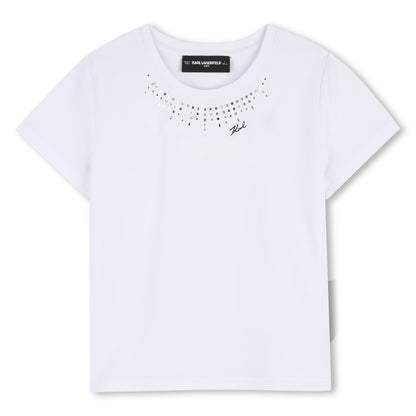 Camiseta Clásica Taches Karl Blanco
