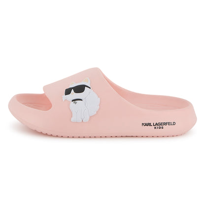 Chanclas Slide Choupette Rose Love
