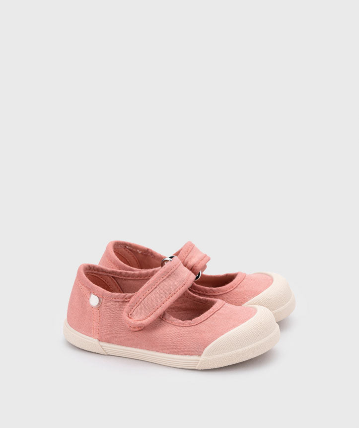 Zapato Lona Rosa