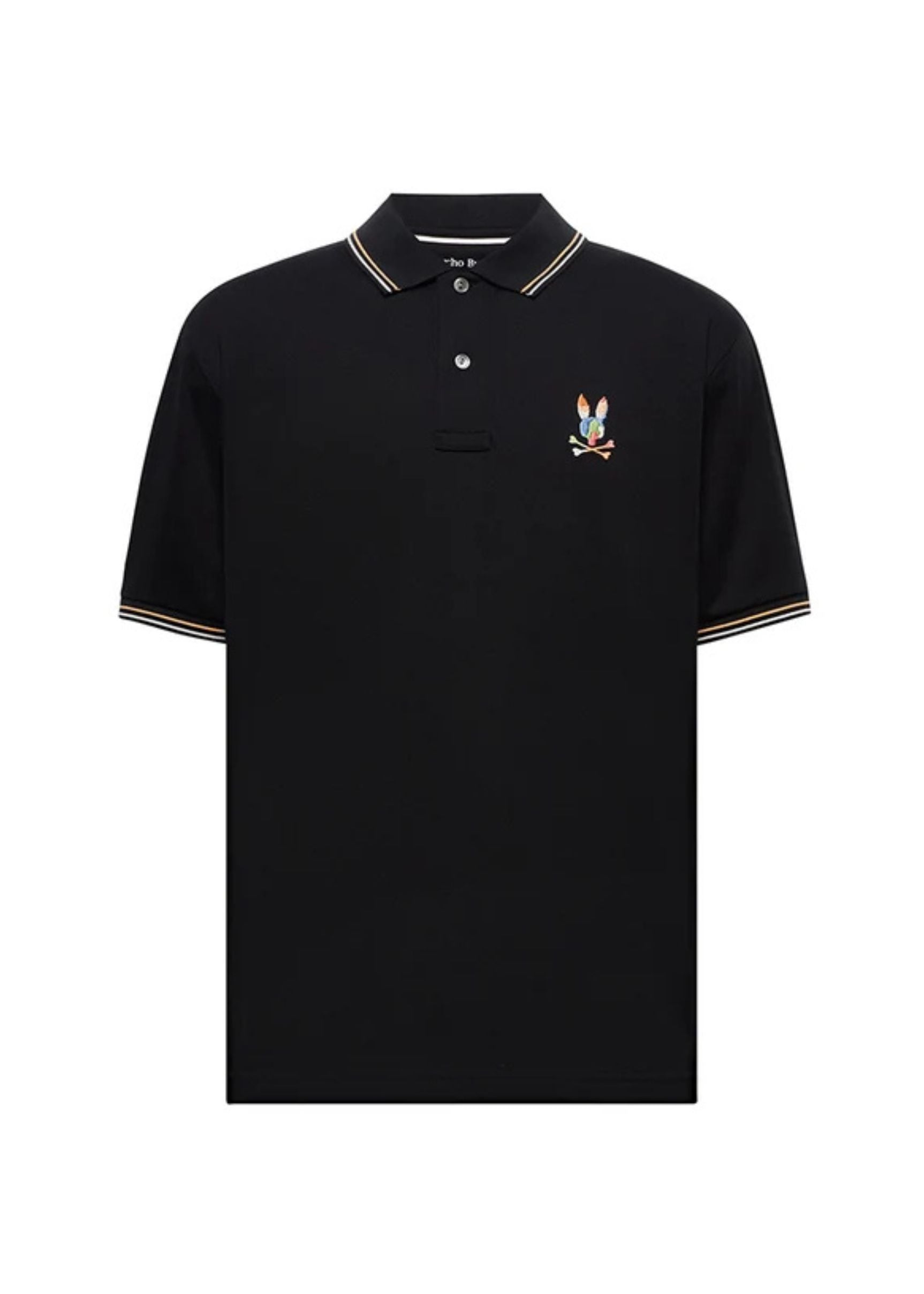 Polo Ara Bordada Negra