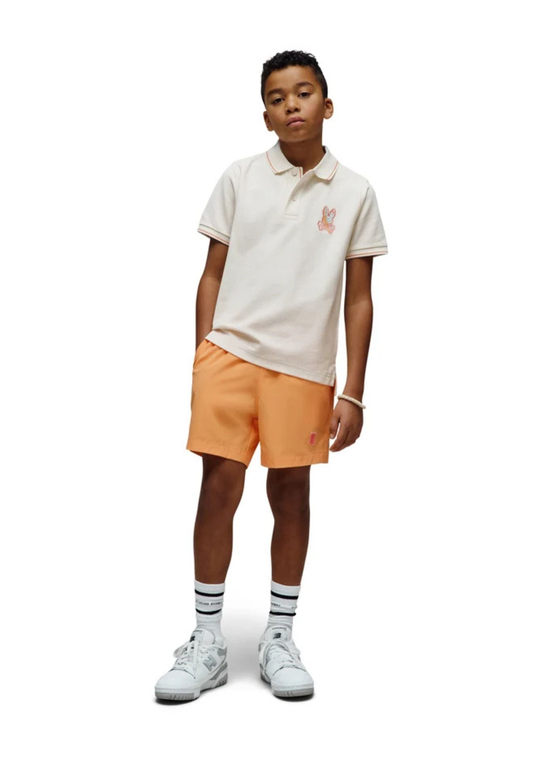Polo Oliver Bordada Beige
