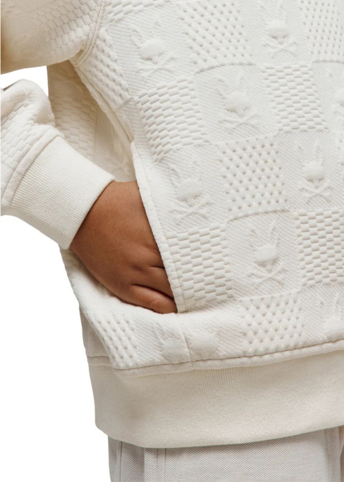 Hoodie Jaquard Dustin Beige