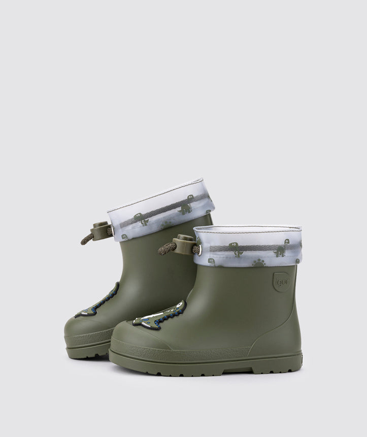 Bota de Agua Mendi Dino Kaki